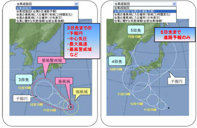 台風情報