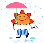 夏季のにわか雨