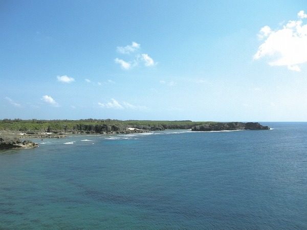 下地島南、西岩礁海岸一帯